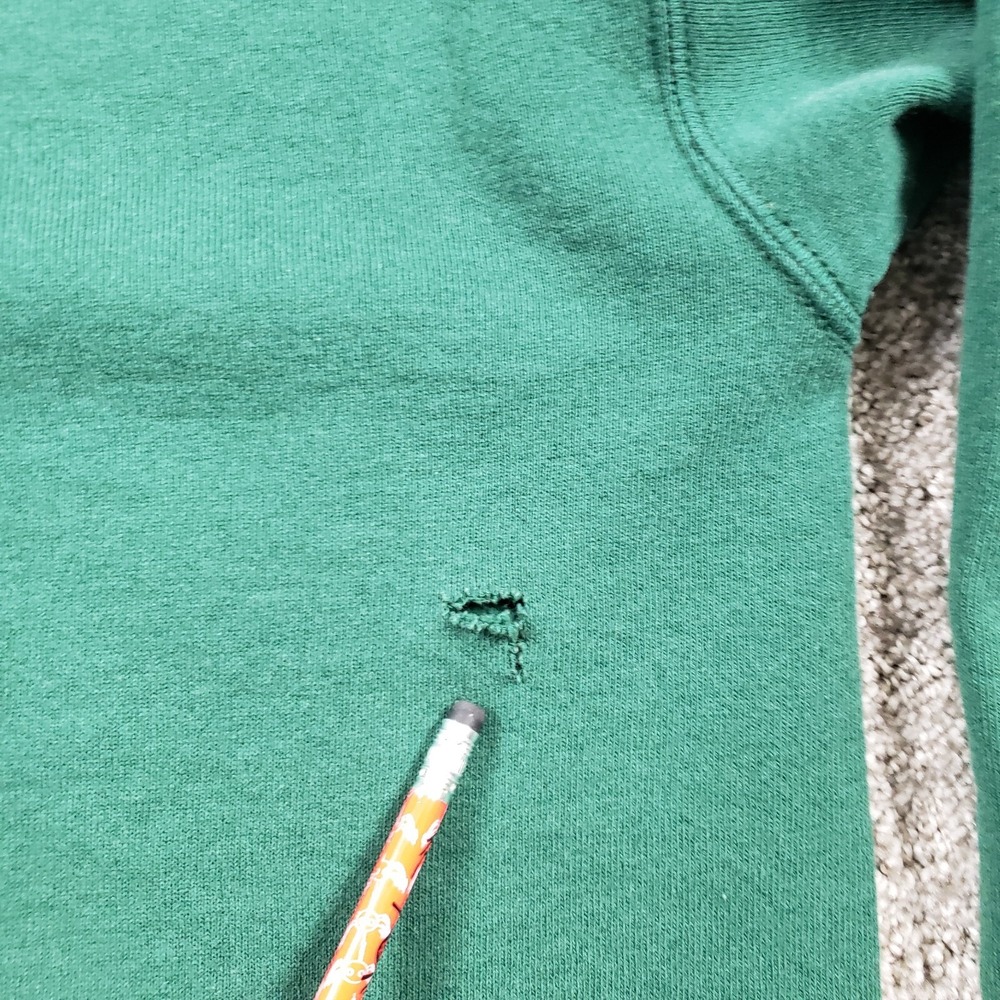 Vintage 90s MICKEY MOUSE Sweatshirt Mens Medium Green Disney Genus Made in USA - Picture 10 of 16